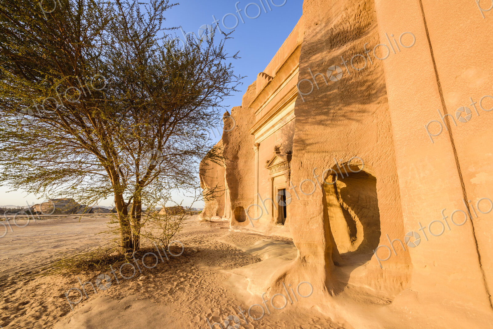 Hegra, also known as Madain Salih, or Al-?ijr, archaeological site, Nabatean carved…